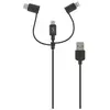 Image de Tnb Câble USB multi-connecteurs - 1,5 m - Noir