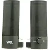 Image de WE Pack d'Enceinte Barre de Son pour PC 2 x 2.5W Modulable, Equipé d'un Port USB, Jack Stéréo 3,5mm avec un Interrupteur On/Off en Facade - Noir