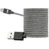 Image de WE Câble USB/Micro USB Nylon Tressé 2m, Micro USB Chargeur Rapide Ultra Résistant - Noir / Blanc