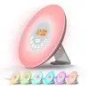 Image de WE Radio Réveil Lumineux Lampe de Chevet Réveil Lumière LED Tactile Contrôle Sunrise, Sunset, Snooze, 6 Sons Naturels, 7 Couleurs, 10 Niveaux de Luminosité pour Bébé Enfant Adult avec Adaptateur