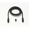 Image de D2 Diffusion Câble Optique Mâle/Mâle 1.50m HG Connecteurs plaqués or Câble tressé - avec adaptateur