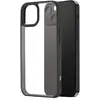 Image de WE Coque de protection RUBBER APPLE IPHONE 13 : Dos transparent   contour mat noir- anti-chocs   antidérapant   semi-rigide -apparence du téléphone conservé