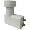 Image de LNB Twin 2 sorties - diamètre fixation 40 mm - universel - blanc