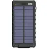 Image de WE Batterie de secours 10000 mAh - Antichocs - 2 ports USB - 10W - Panneaux solaires/lampe torche intégrés - IPX4 - noire