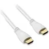 Image de Câble HDMI mâle/mâle 3m blanc D2 Diffusion