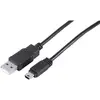 Image de Cable USB 2.0 Hi-Speed, type A mâle / mini USB type B 5 contacts mâle, 1m50