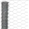 Image de Grillage hexagonal galvanisé - NATURAL - 0,5 x 3 m - Épaisseur 13 mm - Gris