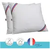 Image de DODO Lot de 2 oreillers Tendance - 60 x 60 cm - Garnissage 100% Polyester...