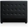 Image de Tête de Lit Capitonnée Amor 140cm Noir