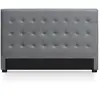 Image de Tête de Lit Capitonnée Amor 180cm Gris
