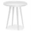 Image de Table d'Appoint à Rebord Bimix 45cm Blanc