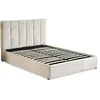 Image de Lit Adulte Sommier Relevable Birma 140x190cm Beige