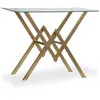 Image de Console Design en Verre Pixoma 106cm Or