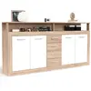 Image de Paris prix Buffet Luna 4 portes 4 tiroirs - Naturel