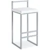Image de Tabouret de Bar Design Dakota 80cm Blanc