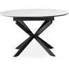 Image de Table à Manger Céramique Extensible Belli 160cm Blanc