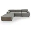 Image de Paris prix Canapé droit modulable velours - Taupe