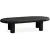Image de Paris prix Table basse ovale Emory - Noir