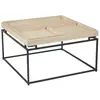 Image de Table Basse Compartimentée Duplix 80cm Beige