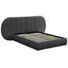 Image de Lit Coffre Tête de Lit Modulable Comfy 140x200cm Gris foncé