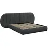 Image de Lit Coffre Tête de Lit Modulable Comfy 180x200cm Gris foncé