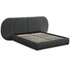 Image de Lit Coffre Tête de Lit Modulable Comfy 160x200cm Gris foncé