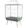 Image de Zolux Cage surélevée Neo Jili - 78 x 47,5 x 112 cm - Gris