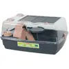 Image de Zolux Cage pour hamster en plastique recyclé Ehop - 55 x 37,5 x 26,5 cm - rose