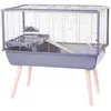 Image de Cage Élevée pour Rongeurs ZOLUX Neolife 78x48x75cm Grise