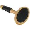 Image de Brosse pour chien slicker Zolux Bambou Beige 10,5x5x17 cm 470864