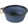 Image de Gamelle pour chien souple Zolux Bivouak Bleu 450 ml 474243BLE