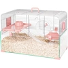 Image de Cage pour rongeurs Zolux Panas Rose 50 cm 205690ROS