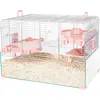 Image de Cage pour rongeurs Zolux Panas Rose 60 cm 205691ROS