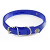 Image de Collier pour chien surpiqué avec plaque Martin Sellier Bleu 12/33 cm 3005996