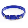 Image de Collier pour chien surpiqué avec plaque Martin Sellier Bleu 14/36 cm 3006005
