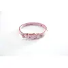 Image de Collier pour chien surpiqué avec plaque Martin Sellier Rose 26/56 cm 3006035