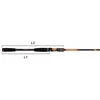 Image de Canne Casting Sakura Speciz 2.0 562MH Bass Float Tube Game : Encombrement - 142cm, Long. - 1m68, Nombre de brins - 1+1, Poids - 120 g, Puissance Canne - 7 - 28g