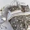 Image de DESIGNERS GUILD Housse de couette en Satin de coton - 240 x 220 cm - Marron