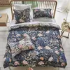 Image de DESIGNERS GUILD Housse de couette en Satin de coton - 260 x 240 cm - Bleu Midnight