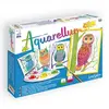 Image de Sentosphère Coffret Aquarellum Junior Hiboux - 4 tableaux