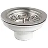 Image de BONDE EVIER INOX AVEC PANIER 90MM WIRQUIN - 30723118