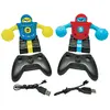Image de POWERMAN® FIGHTERS   Ensemble de 2 Robots Combattants avec Figurines Éjectables, Effets de Lumière et de Son