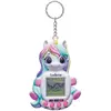 Image de Console My Best-E® Licorne avec écran LCD et porte-clés