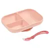 Image de BÉABA Set Repas Compartimenté avec Ventouse - Pink