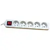Image de Electraline bloc multiprise 5 prises - blanc