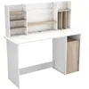 Image de MES Bureau avec rangements - Chêne/Blanc