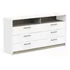 Image de Demeyere Commode 6 tiroirs - Blanc mat
