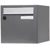 Image de RENZ Planète - Boîte aux lettres extérieure 1 porte - Gris foncé