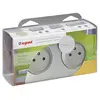 Image de Legrand Céliane double prise - Aluminium