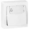 Image de Legrand 097611 Poussoir Saillie - Blanc - Porte-étiquette